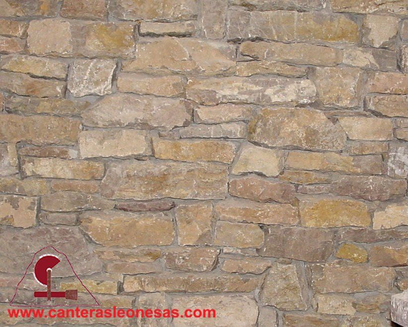 muro mamposteria caliza natural