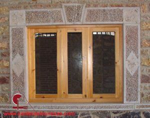 RECERCOS DE VENTANA PIEDRA CALIZA MACIZA