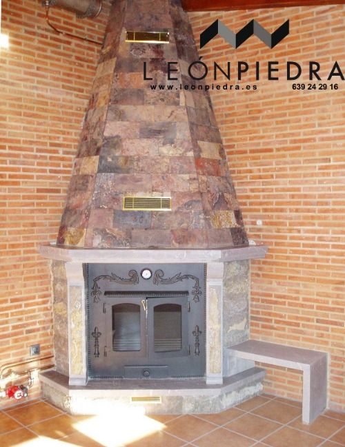 Campana piedra chimenea