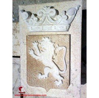 Piedra, escudo Leon. Canteras Leonesas